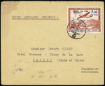 LVF n°5, ostfront, OBL CAD "Feldpost" (17.6.44) sur lettre pour Cholet avec censure allemande. TB