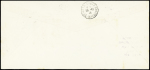 N°568 à 571, bande Pétain OBL La Baule (28.11.44) sur env. recommandées format américain. Rare et TB