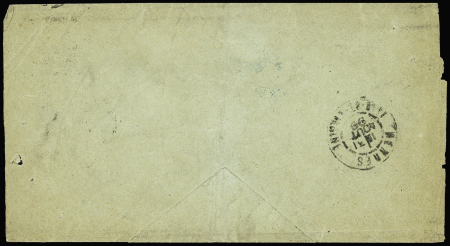 Italie n°58 sur bande de journal adressée au capitaine