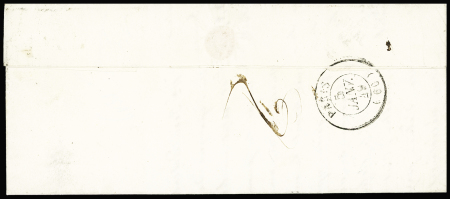 N°3 obl. càd T15 MOISSAC 3 janvier 1849 (Tarn et Garonne),
