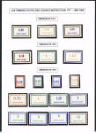 FICTIFS 1931-1989, Collection de timbres fictifs très bien présentée sur page, quasiment complète