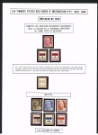 FICTIFS 1931-1989, Collection de timbres fictifs très bien présentée sur page, quasiment complète
