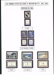 FICTIFS 1931-1989, Collection de timbres fictifs très bien présentée sur page, quasiment complète