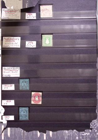 1849-1872, Mint & mostly used collection of German