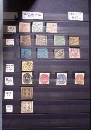 1849-1872, Mint & mostly used collection of German