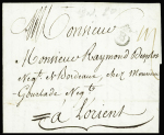 MP "B" de Bordeaux sur lettre pour Lorie