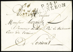 Baud : lettre avec double cursive "54 Ba