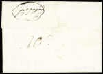 Baud : lettre avec double cursive "54 Ba