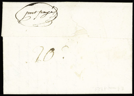 Baud : lettre avec double cursive "54 Ba