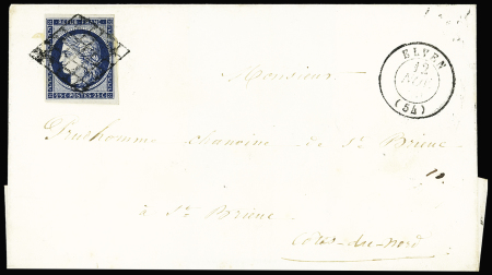 N°4 OBL grille + T15 "Elven (54)" (1850)