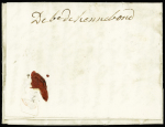 Lettre avec MP "Ploermel" à sec (L n°4A 
