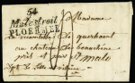 Malestroit : double cursive "54 Malestro