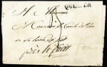 Finistère : lettre de Quimper avec au ve