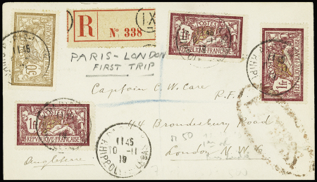 N°120 + 121, 3 pièces, OBL Paris (10.11.