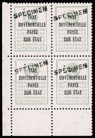 Automobiles n°146, créé pour les véhicules de la poste,