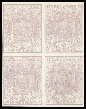 Dimension n°7, 50c Manteau impérial en essai violet