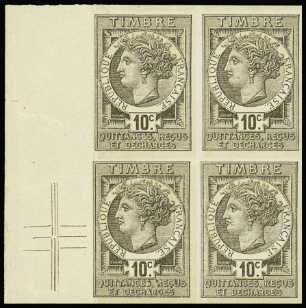 Quittances, n°4 Type "Monnaie Syracusaine" d'Oudiné,