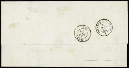 N°12 5c vert, 2 paires OBL PC 1311 + T15 Forbach (