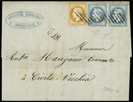 N°28 + 29 en paire OBL italienne grille de Civita-