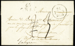 Lettre de Gray au verso MP "Deb 50 Le Fay Billot" ind