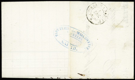 N°14 OBL PC 3697 + cursive "55 Xivry le Franc" (18