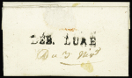 Lettre pour Saint-Loup avec au verso rare MP "Deb.
