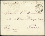 Lettre en franchise du corps d'occupation de l'Ann
