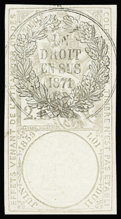 Effets de commerce, Surcharge médaille des entiers,