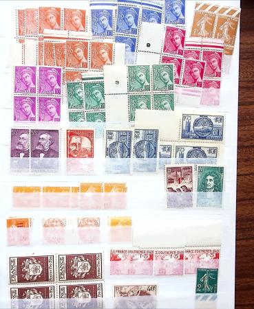 1900-1945, petit stock de neufs, dont 3 blocs de 4