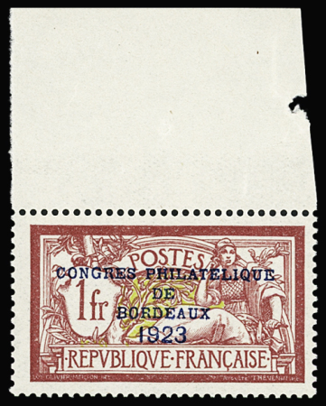 N°182 Congrès Philatélique de Bordeaux, neuf ** avec