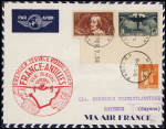 1937-1959, lot de 6 lettres dont 4 affranchies avec