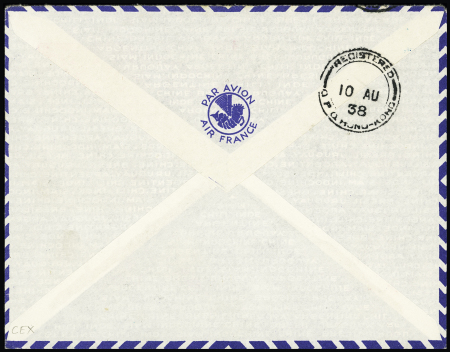 1937-1959, lot de 6 lettres dont 4 affranchies avec