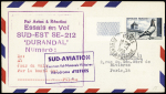 1937-1959, lot de 6 lettres dont 4 affranchies avec