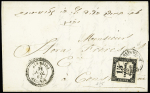 Taxe de France n°3 15c noir obl. T15 Constantine 1