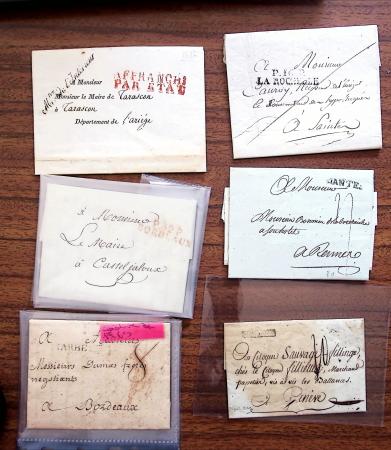 1674-1883, 21 stampless covers from various countries,