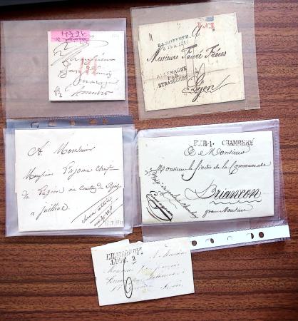 1674-1883, 21 stampless covers from various countries,