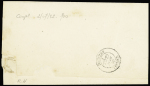 N°6 30c noir belles marges sur lettre locale ave