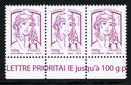 N°4772 100g LP fuchsia, variété ligne blanche sur
