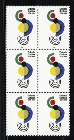 N°3657a 50c. Entente cordiale, variété valeur faciale