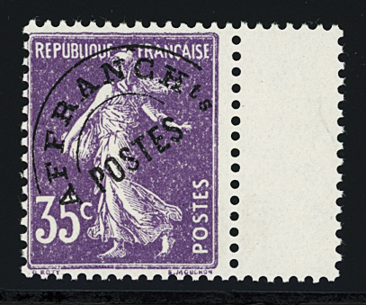 N°62 35c. violet, neuf ** avec bdf, TTB. Signé Scheller