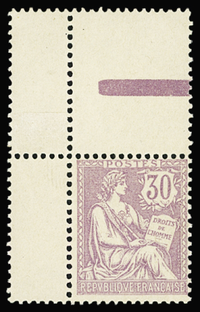 N°128 30c. violet, cdf, belle fraicheur, neuf **, TTB.