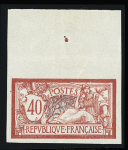 N°119a 40c. rouge et bleu, Merson ND, neuf ** avec