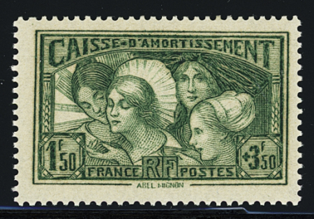 N°269 1fr.50 + 3fr.50 Caisse d'amortissement" Les