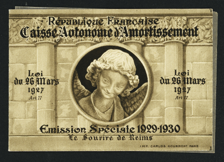 N°256-C 1 Caisse d'Amortissement, Sourire de Reims,