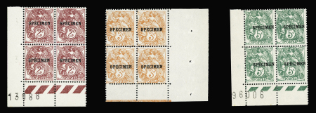 N°108-CI 3, 109-CI 3, 111-CI 1, neuf ** en bloc de