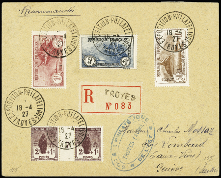 N°229/232 Orphelins avec n°229 en paire millésime 7,