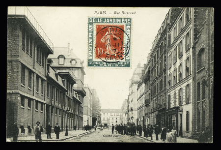 N°138 10c. rouge, Porte Timbre "Belle Jardinière"