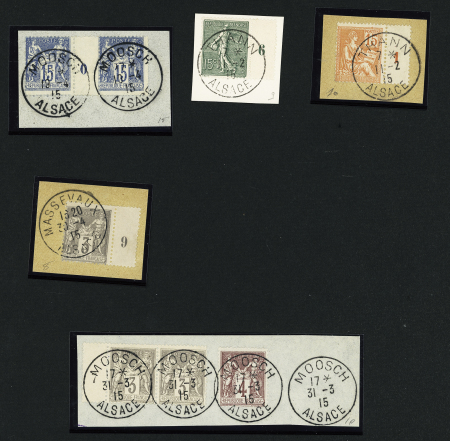 France n°87,  88, 101, 117, 130 Sélection de 8 ex.
