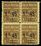 N°81 à 87 (série complète) + n°88A 1f45 sur 1f brun