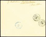 1919-1930, 3 lettres et une carte affranchies avec